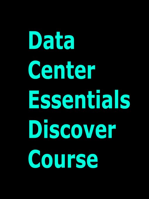 Cover image for Data Center Essentials Discover Course